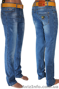 Джинсы прямые на высокий рост #1456928