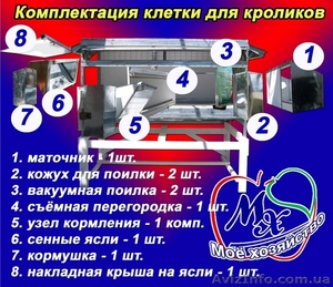 Клетки для содержания кроликов на улице. #1450600