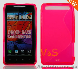 S-line TPU силикон чехол Motorola Droid RAZR XT910 XT912 XT908 XT909 #1457585