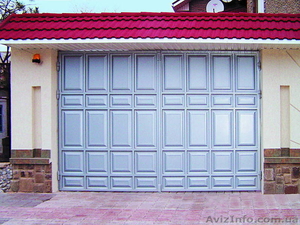 Стальные филенчатые ворота «шоколадка» заказать в Харькове и Харьковской области #1450684