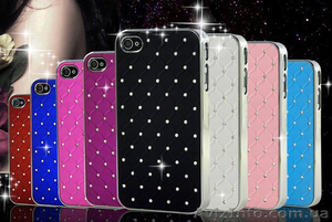 fashion чехол iphone 4 4s с кристалами,  камнями,  стразами Swarovski #1457571