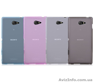 матовый TPU силиконовый чехол Sony Xperia M2 D2305 D2302 #1458463