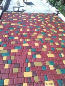 Укладка тротуарной плитки. Бетонные,  земельные  работы. #1465394