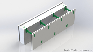 Термоблок. Опалубка. Комблок. Отсутствует пенопласт внутри здания. #1462501