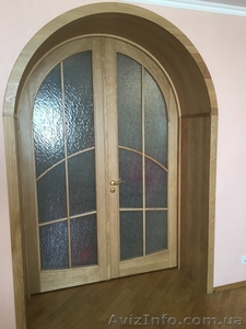 Двери-лестници из нактурального дерева. #1465250