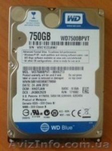 Жесткий диск 750ГБ для ноутбука (в отличном состоянии). #1472350