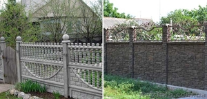 Еврозабор глянцевый,  блок,  шлакоблок,  плитка тротуарная,  ворота,  кольца ж/б  #1460325