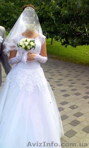 Продам свадебное платье,  1 500 грн,  размеры указаны #1201363