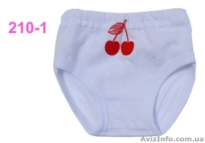 Трусики белые для девочки #1471037