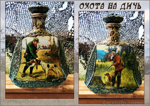 Подарочная бутылка Охота,  подарок охотнику,  сувенир для охотника #1463723
