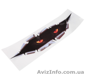 Наклейка для автомобиля 3D глаза #1469335