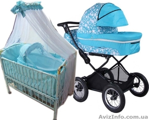 Акция! Коляска 2 в 1 Geoby + кроватка Geoby. Новое. Качество #1468462
