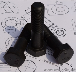 Продам болты М14 высокопрочные шестигранные с мелкой и стандартной резьбой #1476527