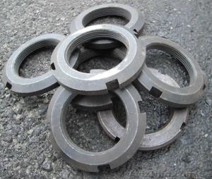 Продам гайки круглые шлицевые ГОСТ 11871-88,  DIN 981 #1474879