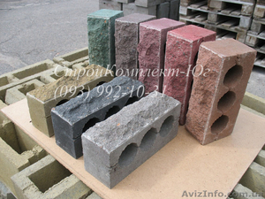 Кирпич облицовочный профильный для ограждений Херсон #1474329