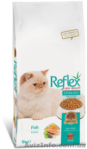 Reflex Fish 15 кг корм для котов #1473653