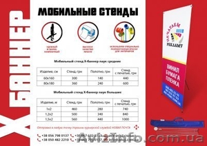 Мобильные стенды Х-баннер паук #1481000