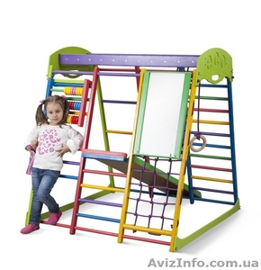 Детский спортивный комплекс  деревянный  «Юнга» купить #1127585