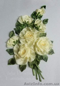 Вышивка лентами! Спешите записаться и начните обучение уже сегодня. Новая Каховк #1488986