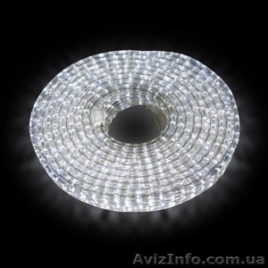Led дюралайт — белый,  10м #1493026