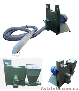 Пневматически всасывающе-нагнетающия зернодробилка ПД-7, 5, ПД-11, ПД-15, ПД-18, ПД-2 #1490715