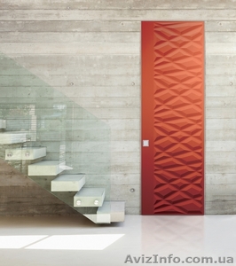 Межкомнатные двери скрытого монтажа с 3D покрытием #1487944