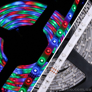 Светодиодная лента 3528rgb-54rw-12v #1493034