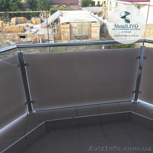 Перила нержавейка и стекло #1487468