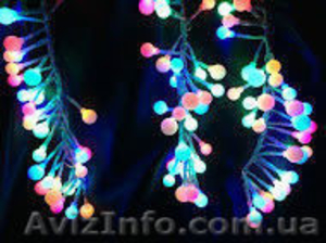 Новогодняя led-гирлянда,  свечение мультиколор,  3*0.3 м,  512 светодиодов #1493571