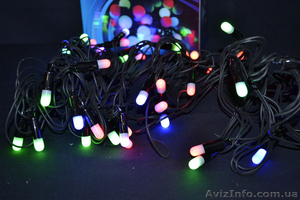 Светодиодная гирлянда «пальчик» на 40 led микс #1493539