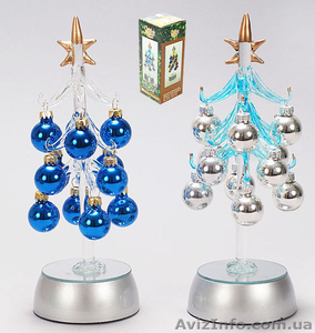 Новогоднее украшение елочка с led подсветкой,  20см #1493563