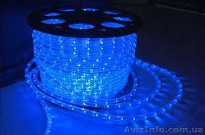 Дюралайт светодиодный led-2wrl синий,  100 метров #1493017