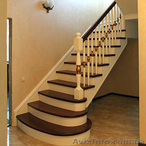 Заказать лестницу,  изготовление,  сварка и обшивка деревом. #1487140
