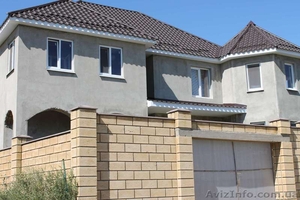 Новый просторный светлый дом из ракушечника с. Корсунцы.  Два этажа  #1487294