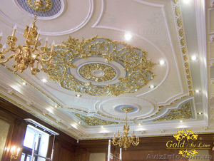 Лепнина в интерьере,  очень красивое оформление. Голдартлайн #1493264