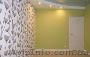 поклейка обоев в спальне качественно и по доступной стоимости #1493286