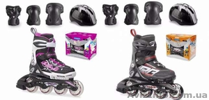 Набор детских роликов с защитой и шлемом Rollerblade Spitfire Cube #1494338