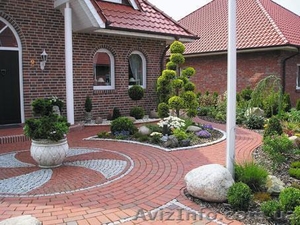 Тротуарная плитка вибролитая,  вибропрессованая #1500645