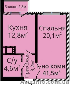 Продам однокомнатную квартиру ЖК Альтаир 2 / Люстдорфская дорога Комиссия 0% #1497211