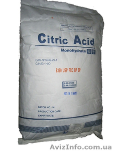 Лимонная кислота Citric Acid 25 кг. #1500179