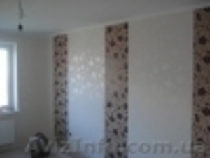 Поклейка обоев - виниловые, , флизелиновые, шпаклевка стен, потолков. #1496496