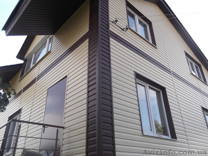 Монтаж Сайдинга в Харькове,  облицовка фасадов профнастилом #1499420