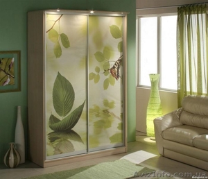 Большой шкаф-купе с интересной фото-печатью #1508090