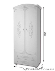 Детский распашной шкаф с технологией 3D #1504861