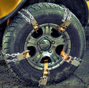 Цепи (браслеты) противоскольжения универсальные трещотка  #1507522