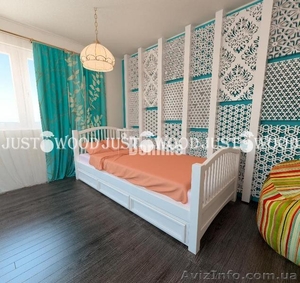 подростковая кровать Каролина из натурального дерева #1509206