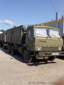 Перевезу груз автомобилями КАМАЗ с прицепом,  Камаз длин.-12 м. #1504484