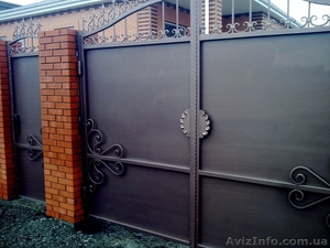 Ворота,  двери. калитки из металла #1510317