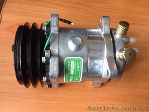 Компрессор авто кодиционера трактора МТЗ 12В / 24B. #1509475