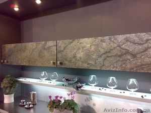 Сланцевый шпон. Каменный шпон. Мебельные фасады #1507708